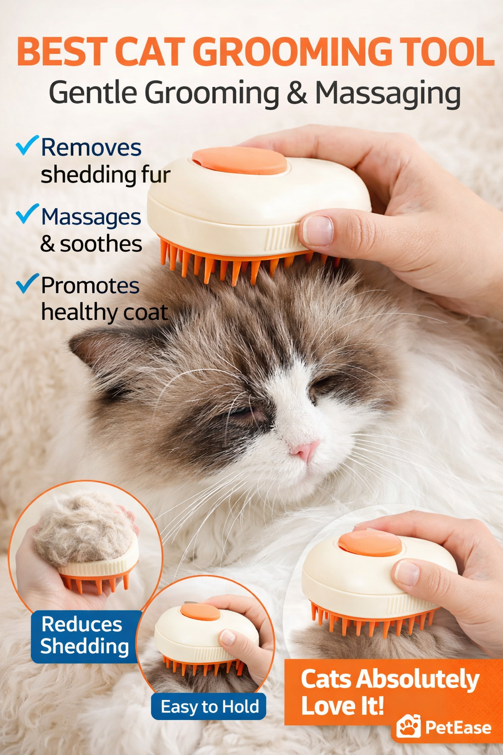Shop our best seller: The 3 in 1 Pet Grooming Brush