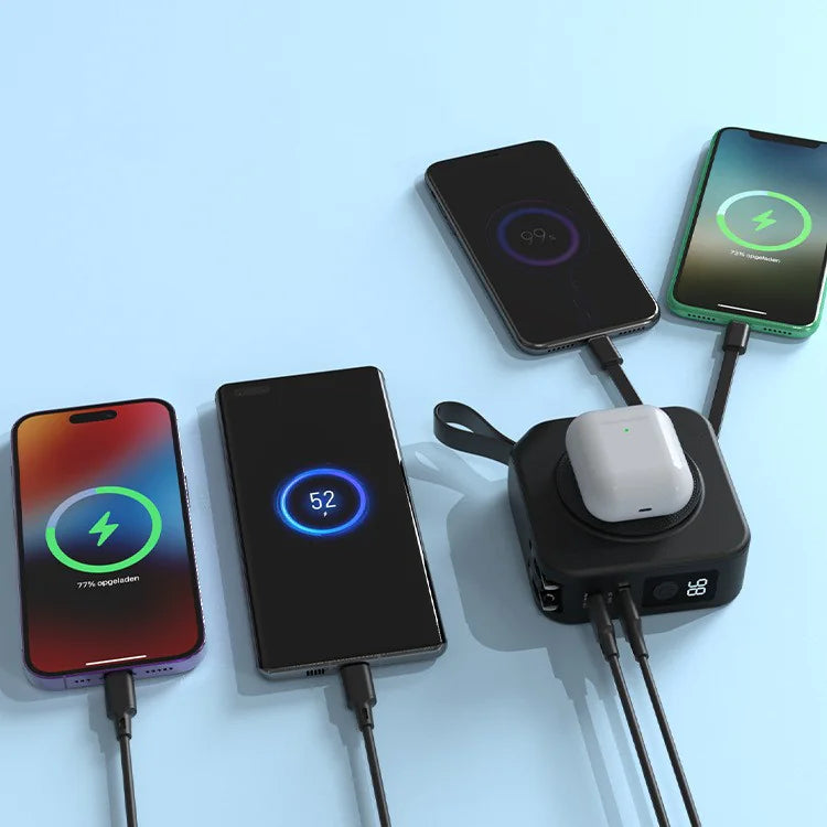 5-in-1 Magnetic Wireless Power Bank